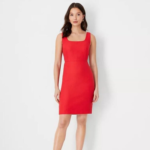 NWT Ann Taylor Scoop Neck Sheath Dress - size 14 - Picture 1 of 2